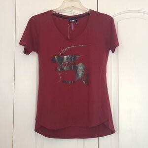 BMW M T-shirt (burgundy ) Women's Size XS